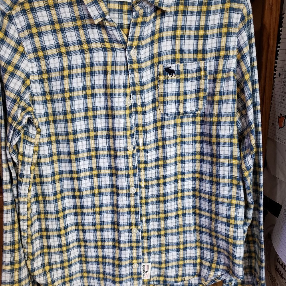 Boys yellow flannel